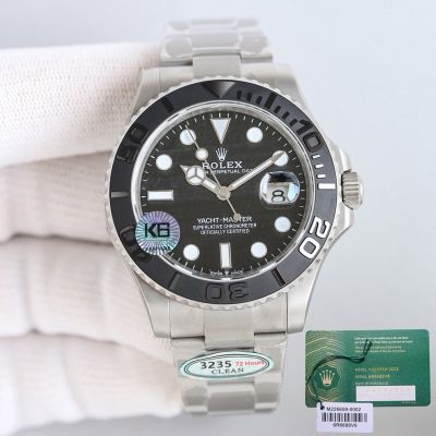 Clean Factory Rolex Yacht Master buy lumina watch 42mm 904L Steel 3235 Movement Oyster Strap Watch